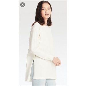 Uniqlo Oversized Side Slit Long Sleeve Tunic